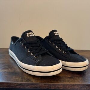 Classic black Keds canvas sneakers, women’s size 6.5 (EU 37)